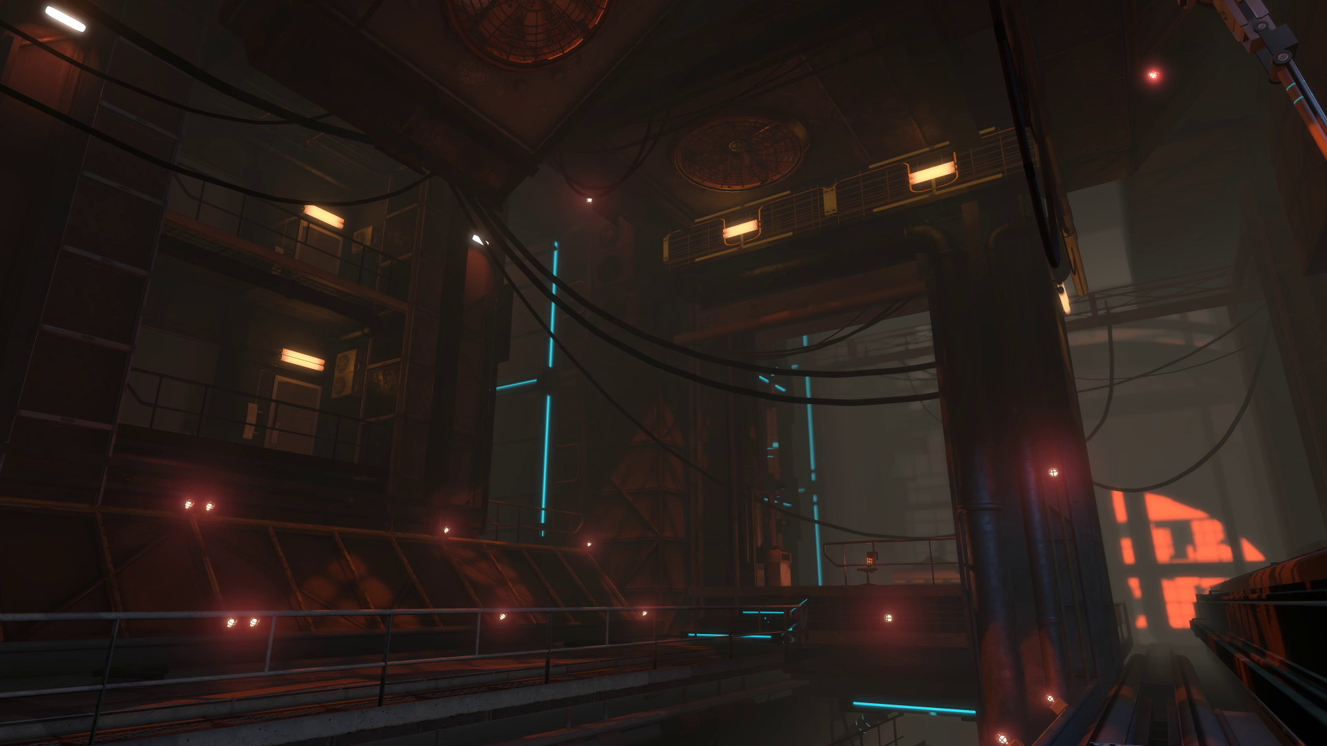 A screenshot of a map showcasing the new Clustered Shading rendering system.